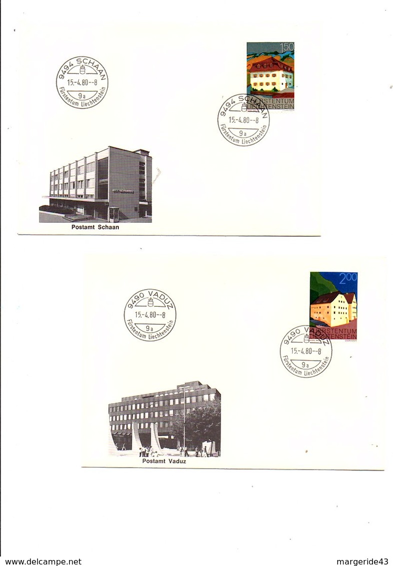 LIECHTENSTEIN SERIE DES BUREAUX DE POSTE DE LA PRINCIPAUTE - Vrac (max 999 Timbres)