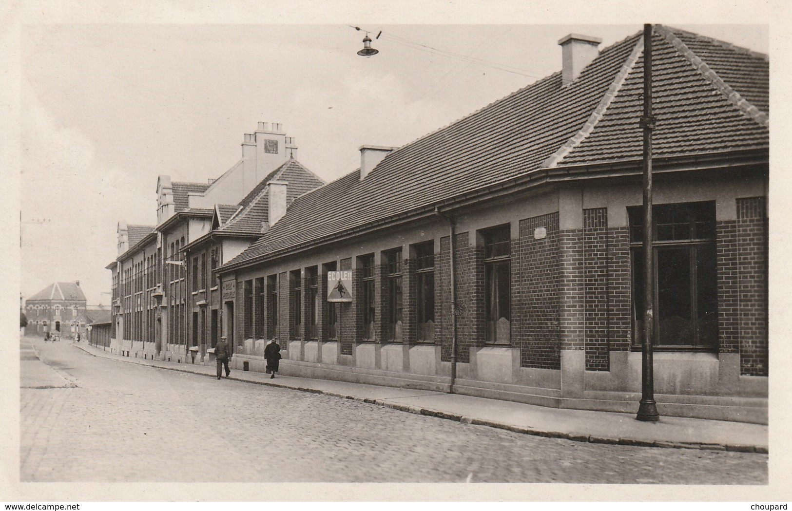 59 - TRES BELLE CARTE POSTALE SEMI MODERNE DE CAUDRY  LES ECOLES  RUE AUGUSTE MARLIOT - Caudry