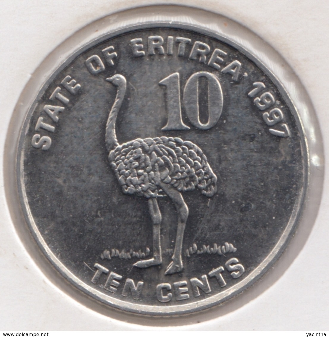 @Y@  Eritrea   10 Cents  1991   Unc (1006) - Eritrea