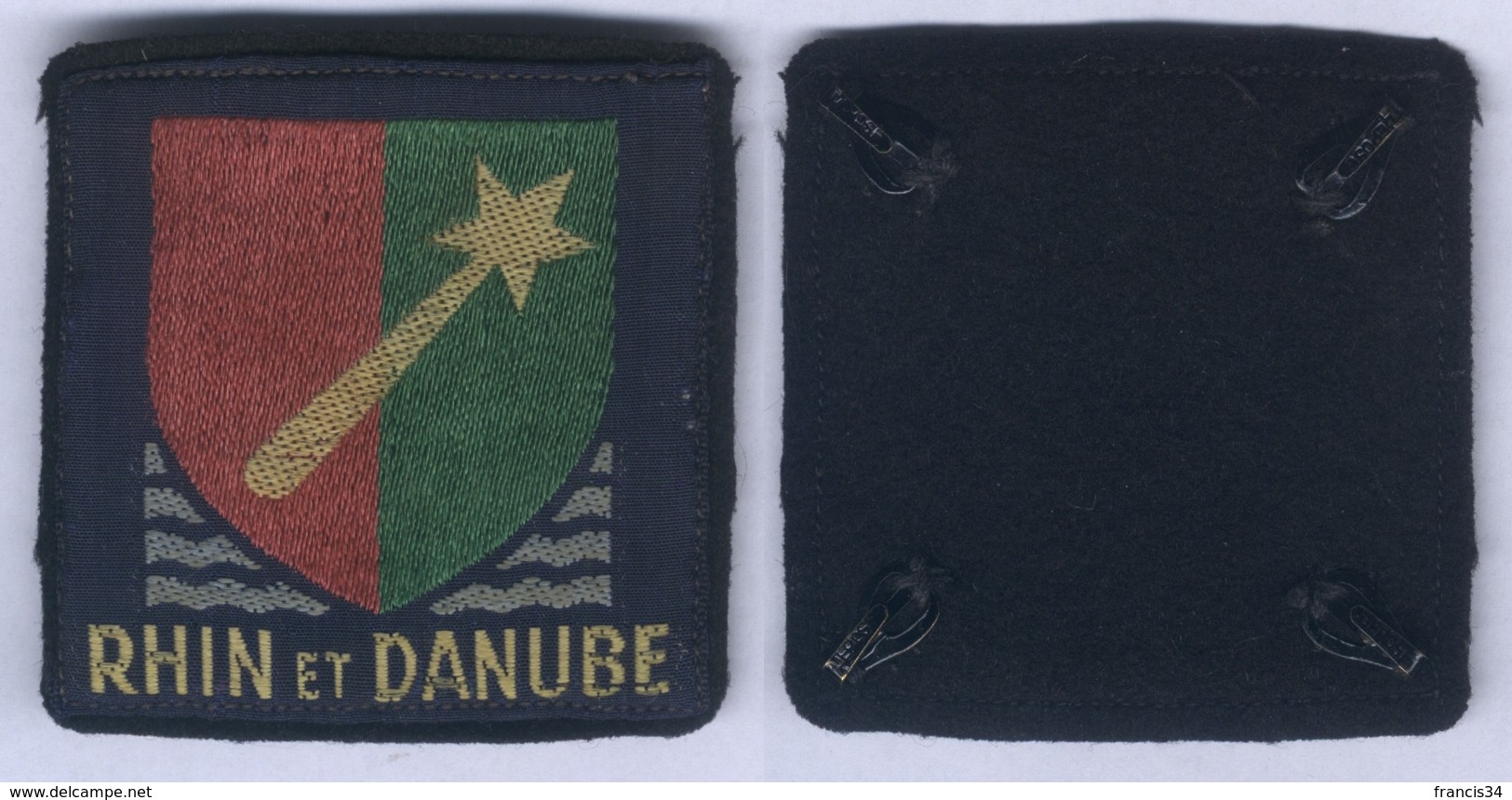 Insigne De Bras De La 1ére Armée - Rhin Et Danube - Ecussons Tissu