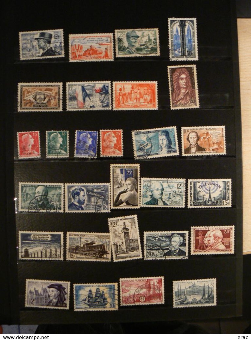 France - Collection d'oblitérés 1900 à 1959 + fin de catalogue