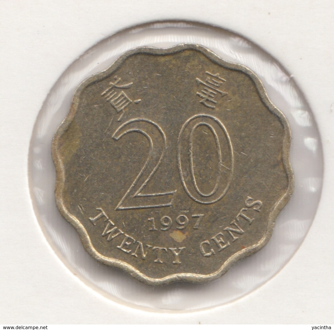 @Y@   Hong Kong   20  Cents  1997    (4461) - Hong Kong