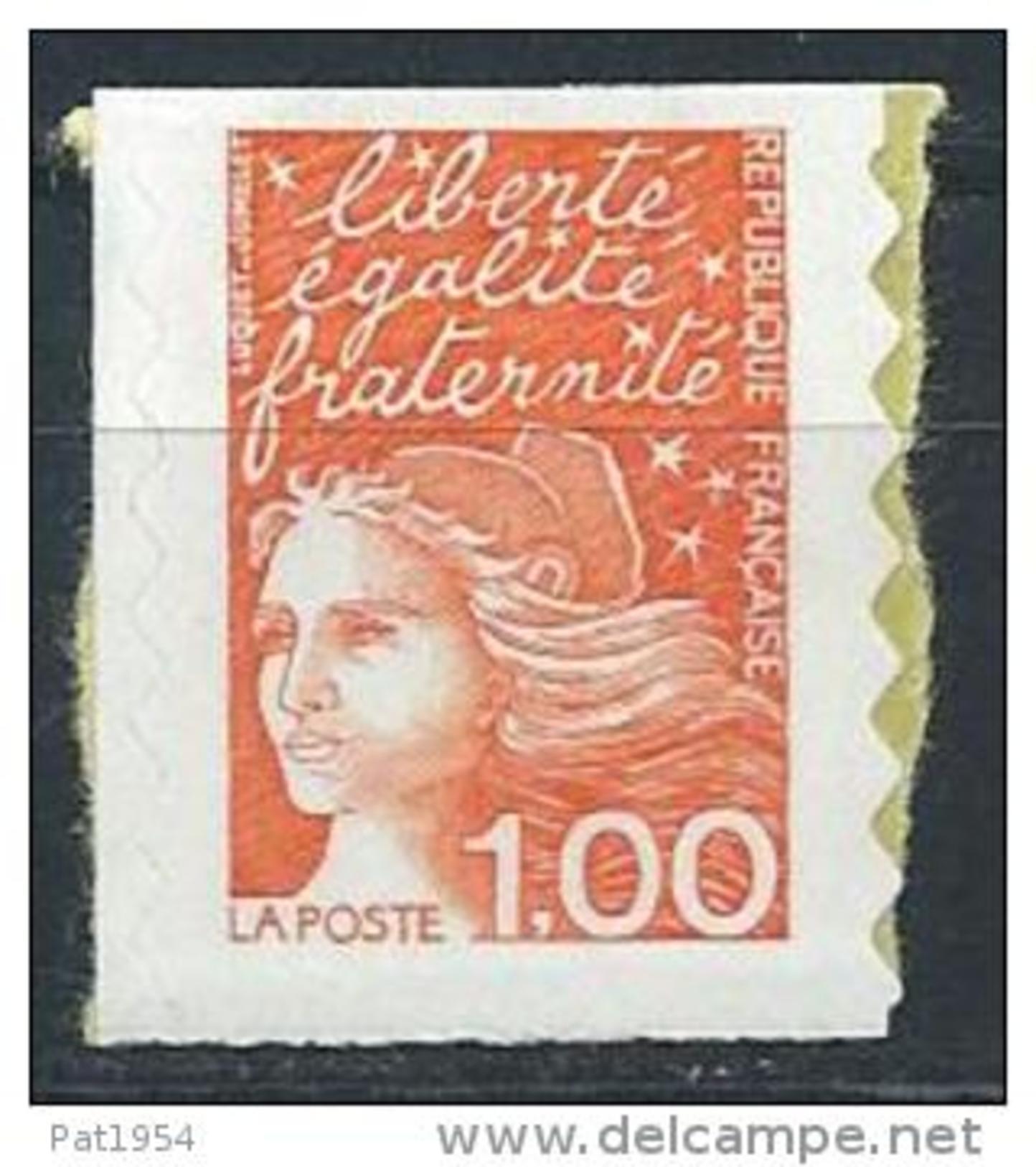 France 1997 Timbre Adhésif Neuf** Issu De Carnet N° 3101 Cote 4 Euros - Neufs
