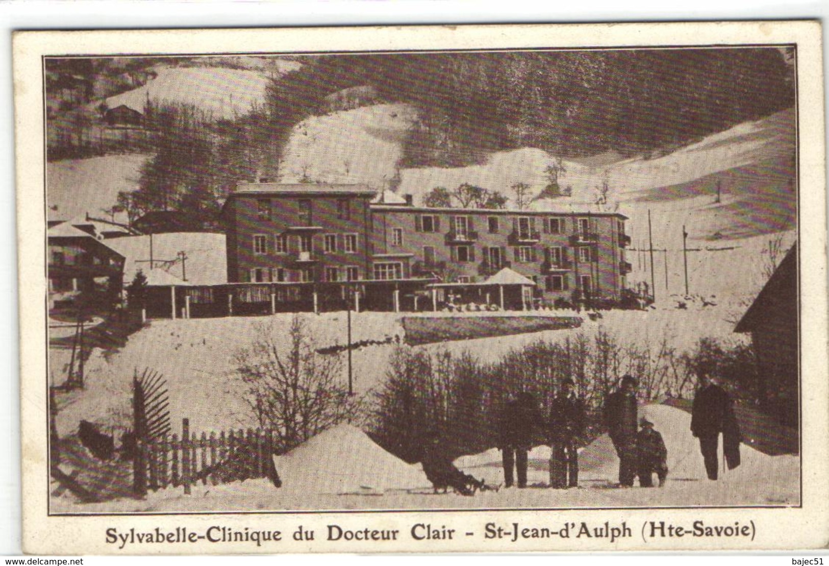 1 Cpa Sylvabelle Clinique Du Dr Clair, - Saint Jean D'aulph - Saint-Jean-d'Aulps