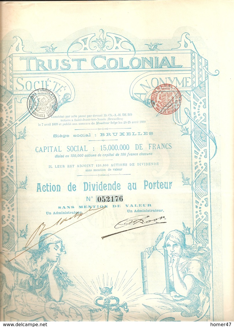 Trust Colonial - 1899 - Afrique