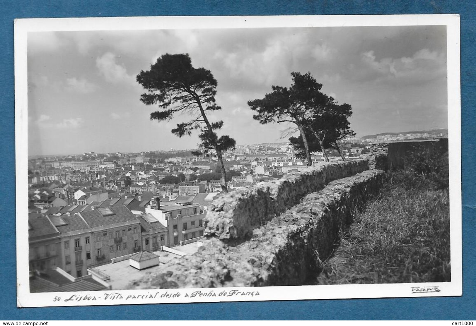 LISBOA VISTA PARCIAL DESDE PENHA DE FRANCA UNUSED - Lisboa