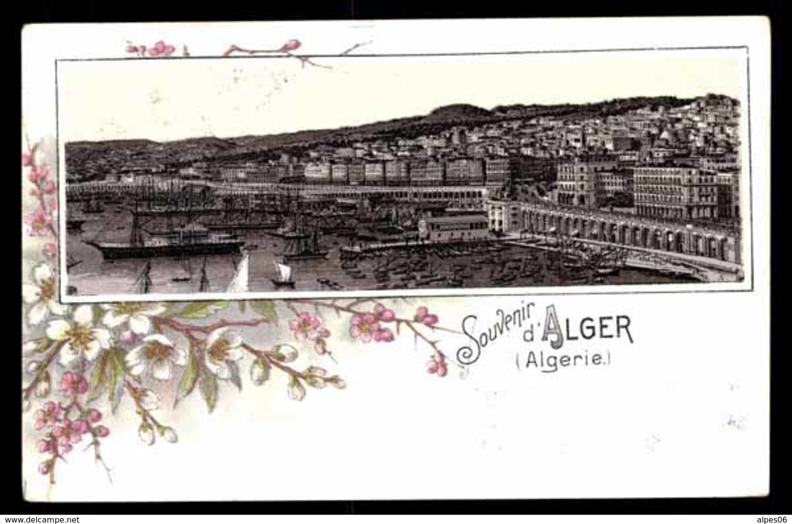 ALGERIE, Gruss Aus, LITHO - Alger