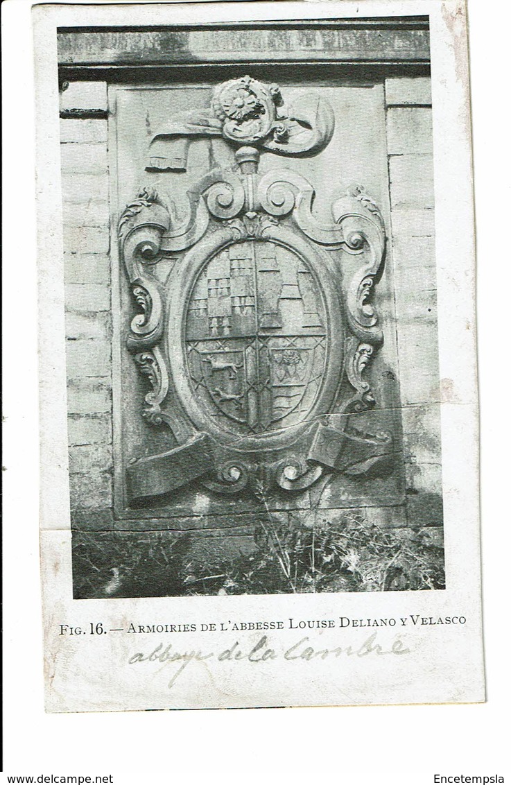 CPA - Carte Postale -Belgique-Bruxelles-Abbaye De La Cambre Armoiries De Louise Dellano Y Velasco-1911-VM207 - Beroemde Personen