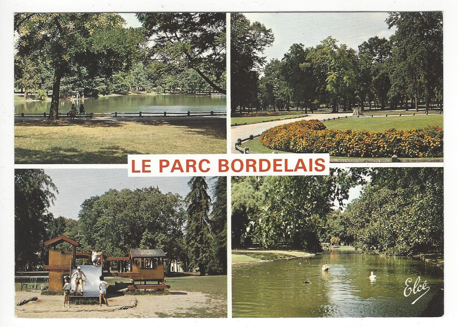 5206 - BORDEAUX CAUDERAN .- Le Parc Bordelais Avec Son Lac, Ses Bois Et Ses Massifs Fleuris - Bordeaux