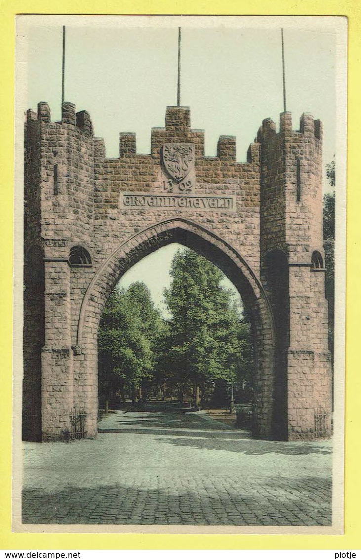 * Kortrijk - Courtrai (West Vlaanderen) * (Artcolor 8) Groeninge Poort, Porte De Groeninghe, Couleur, 1302, Rare, Old - Kortrijk