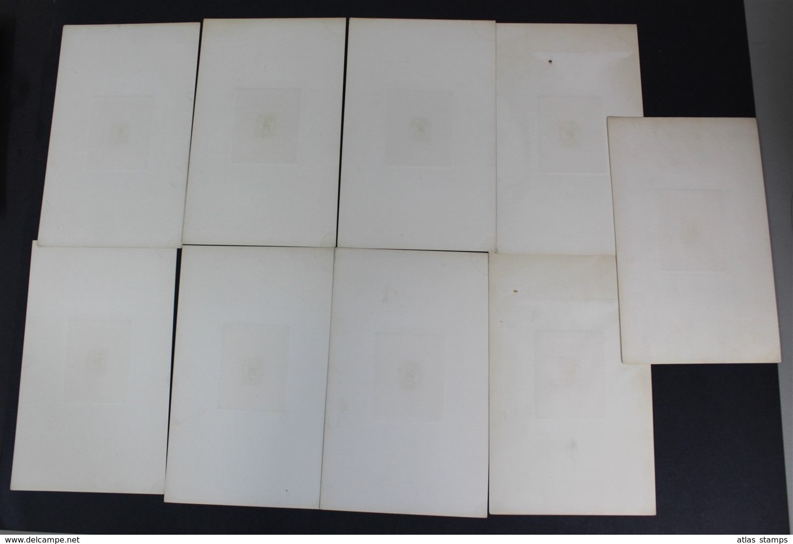 US - Lot Of 9 Official Stamps Large Proofs ,Scott# O47P1-O55P1 - Unused , NH , NG - Scarce . - Proofs, Essays & Specimens