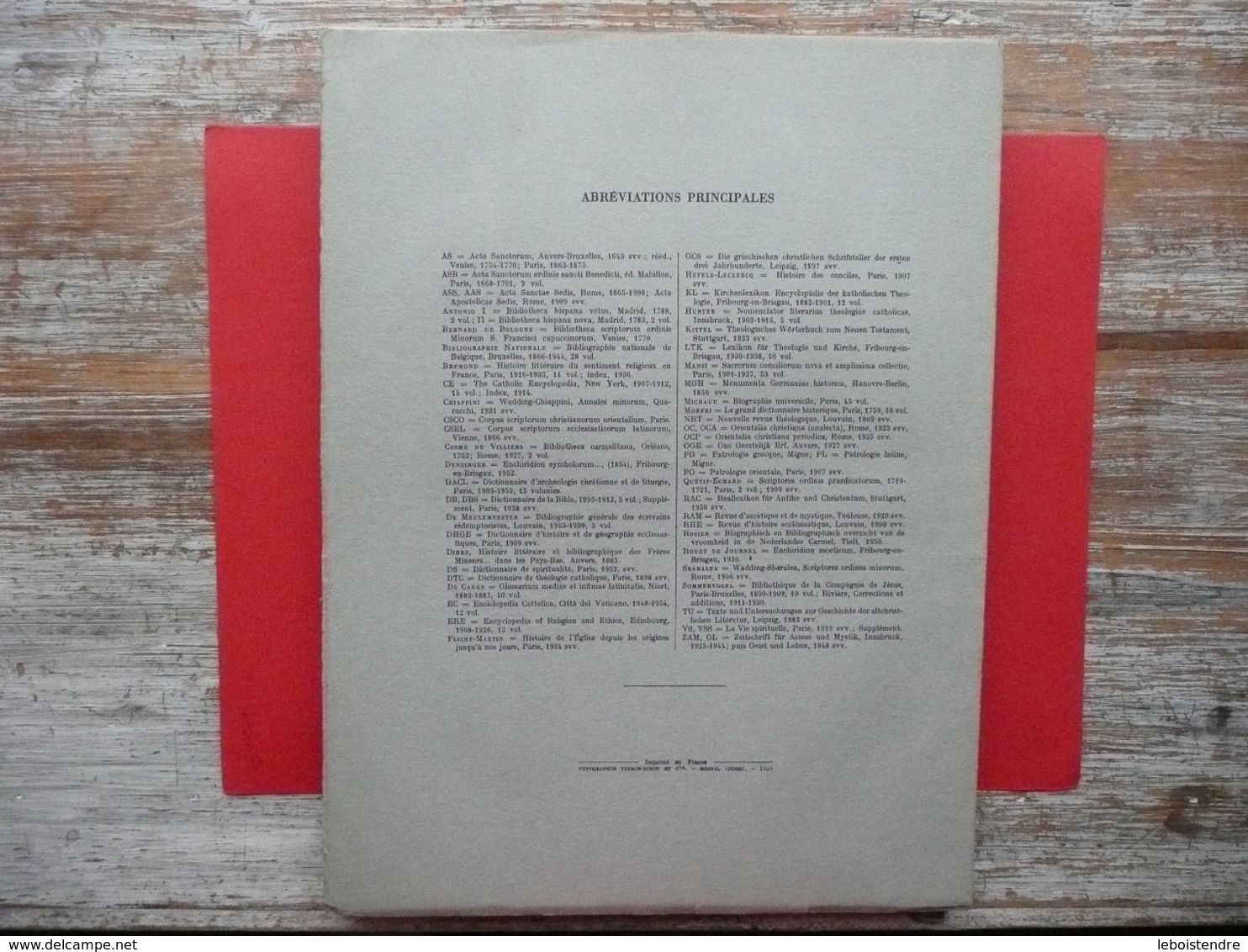 DICTIONNAIRE DE SPIRITUALITE FASCICULE XX - XXI ( 20 - 21 ) ASCETIQUE ET MYSTIQUE DOCTRINE ET HISTOIRE 1955  BAUMGARTNER - Dictionaries