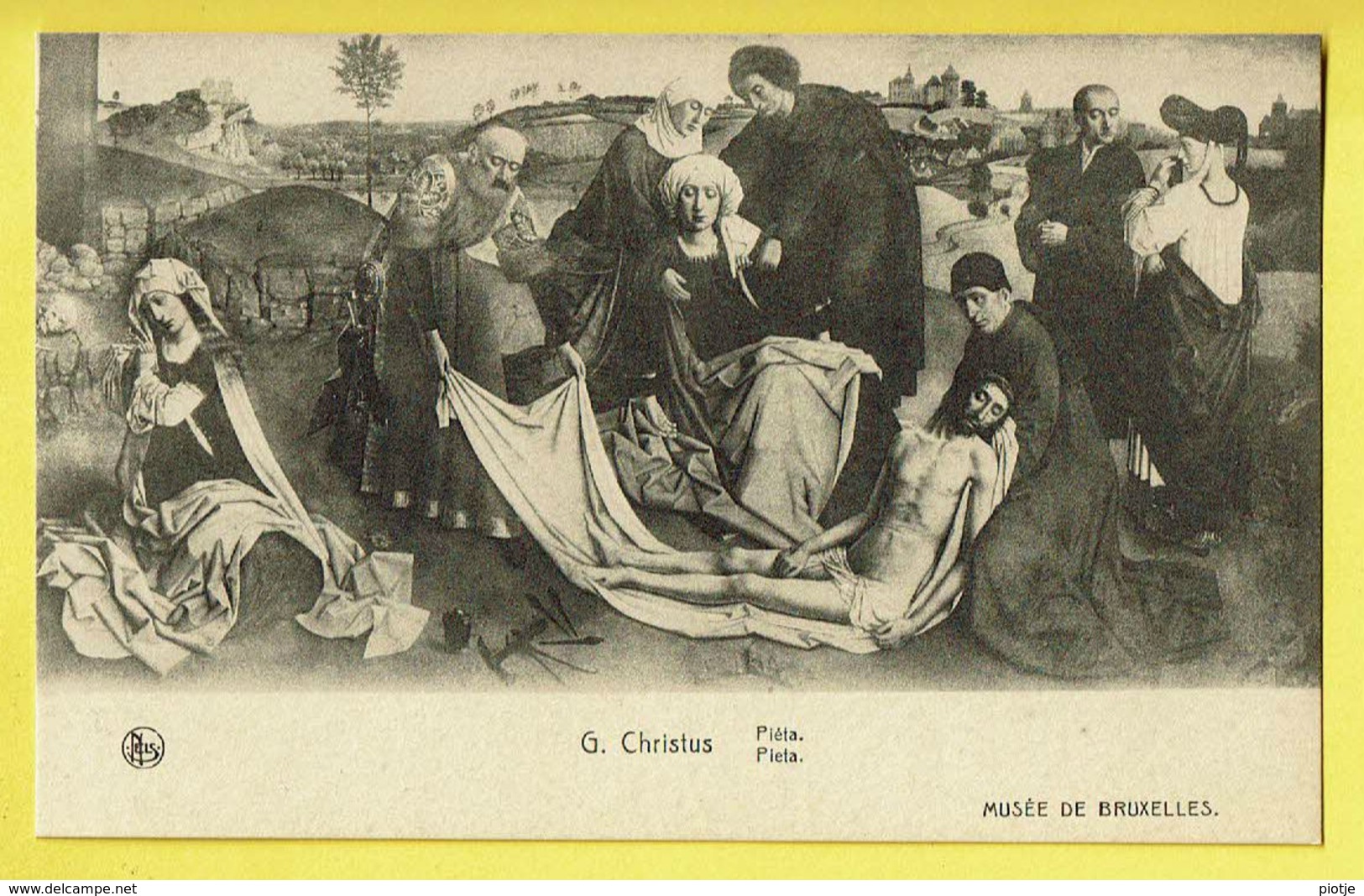 * Brussel - Bruxelles - Brussels * (Nels, Ern Thill) Musée De Bruxelles, Museum, G. Christus, Piéta, Art, Kunst, Jesus - Musea
