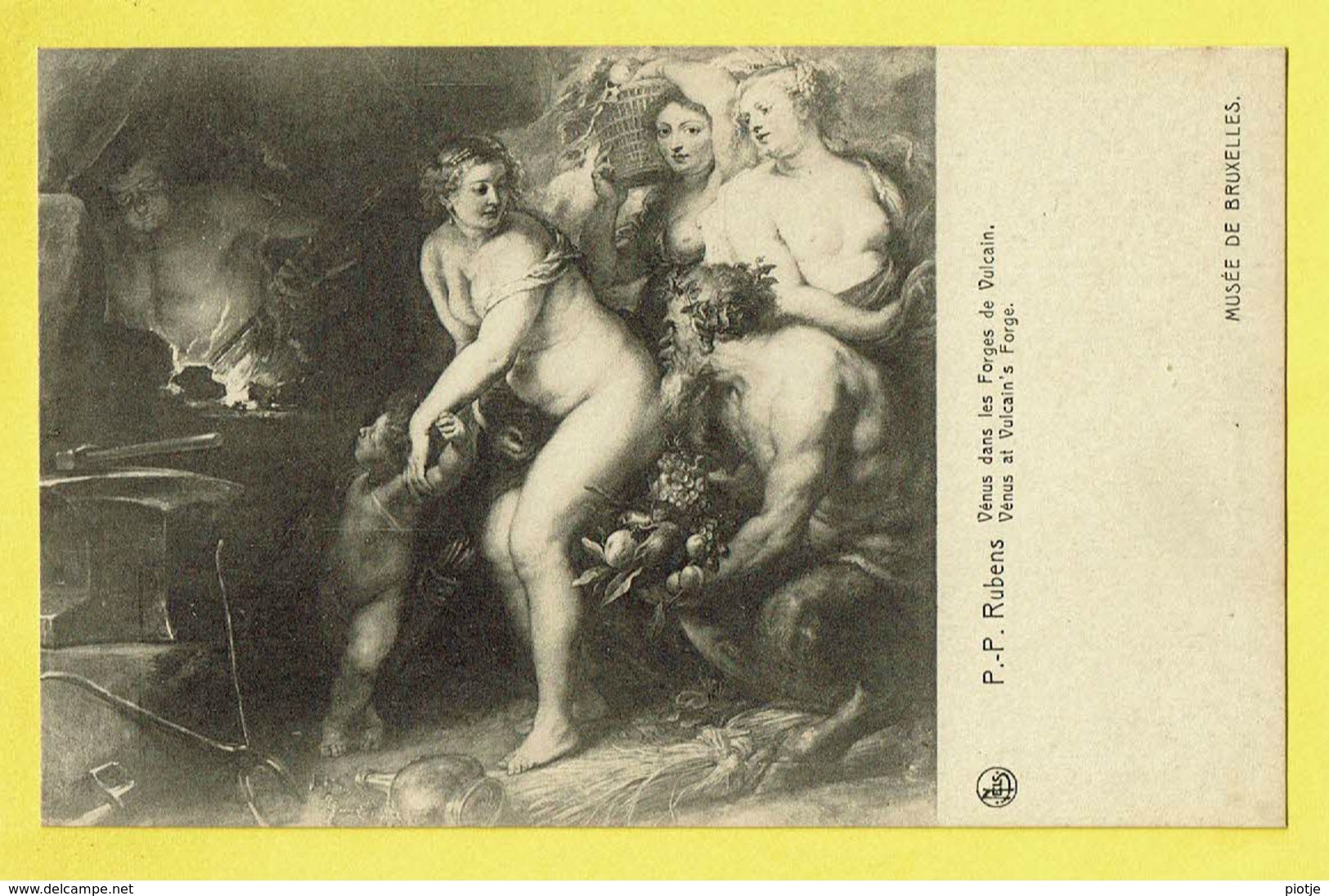 * Brussel - Bruxelles - Brussels * (Nels, Ern Thill) Musée De Bruxelles, Museum, PP Rubens, Vénus Dans Le Forges Vulcain - Musea