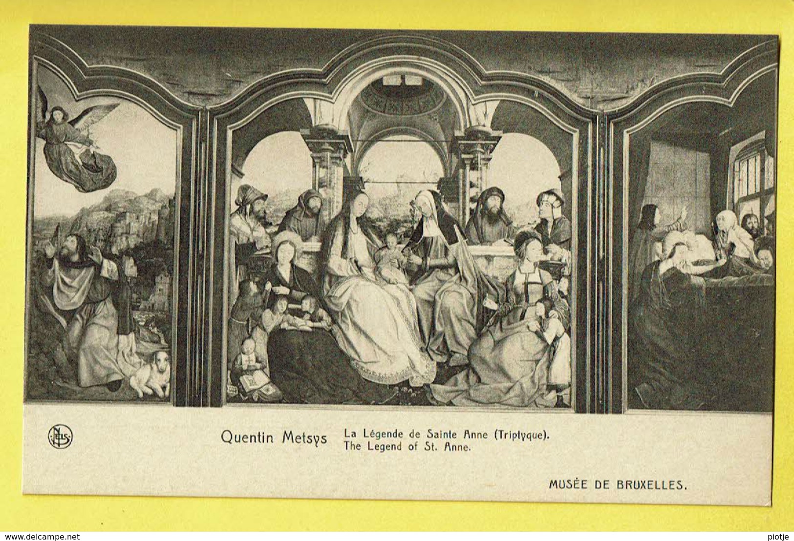 * Brussel - Bruxelles - Brussels * (Nels, Ern Thill) Musée De Bruxelles, Museum, Quentin Metsys, Légende De Ste Anne - Musées