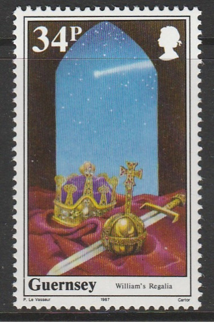 Guernsey 1987 The 900th Anniversary Of The Death Of Wilhelm The Conqueror 34 P  Multicoloured SW 397 ** MNH - Guernsey