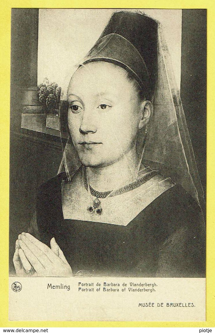 * Brussel - Bruxelles - Brussels * (Nels, Ern Thill) Musée De Bruxelles, Museum, Memling, Portrait Barbara Vlanderbergh - Musées
