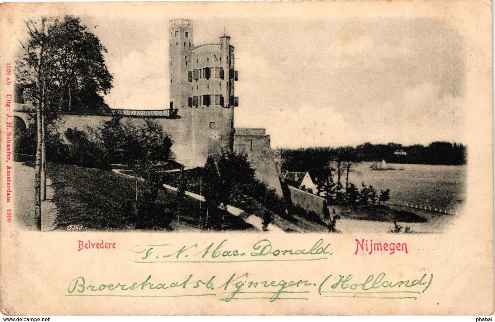 The Netherlands, Nijmegen, Belvedere, Old Postcard 1901 - Nijmegen