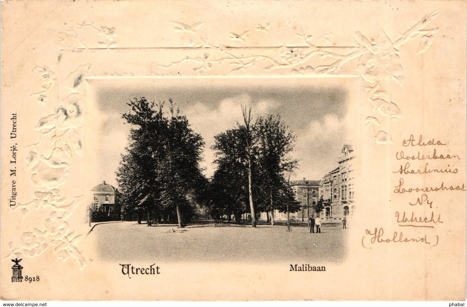 The Netherlands, Utrecht, Malibaan, Old Postcard 1902 - Utrecht