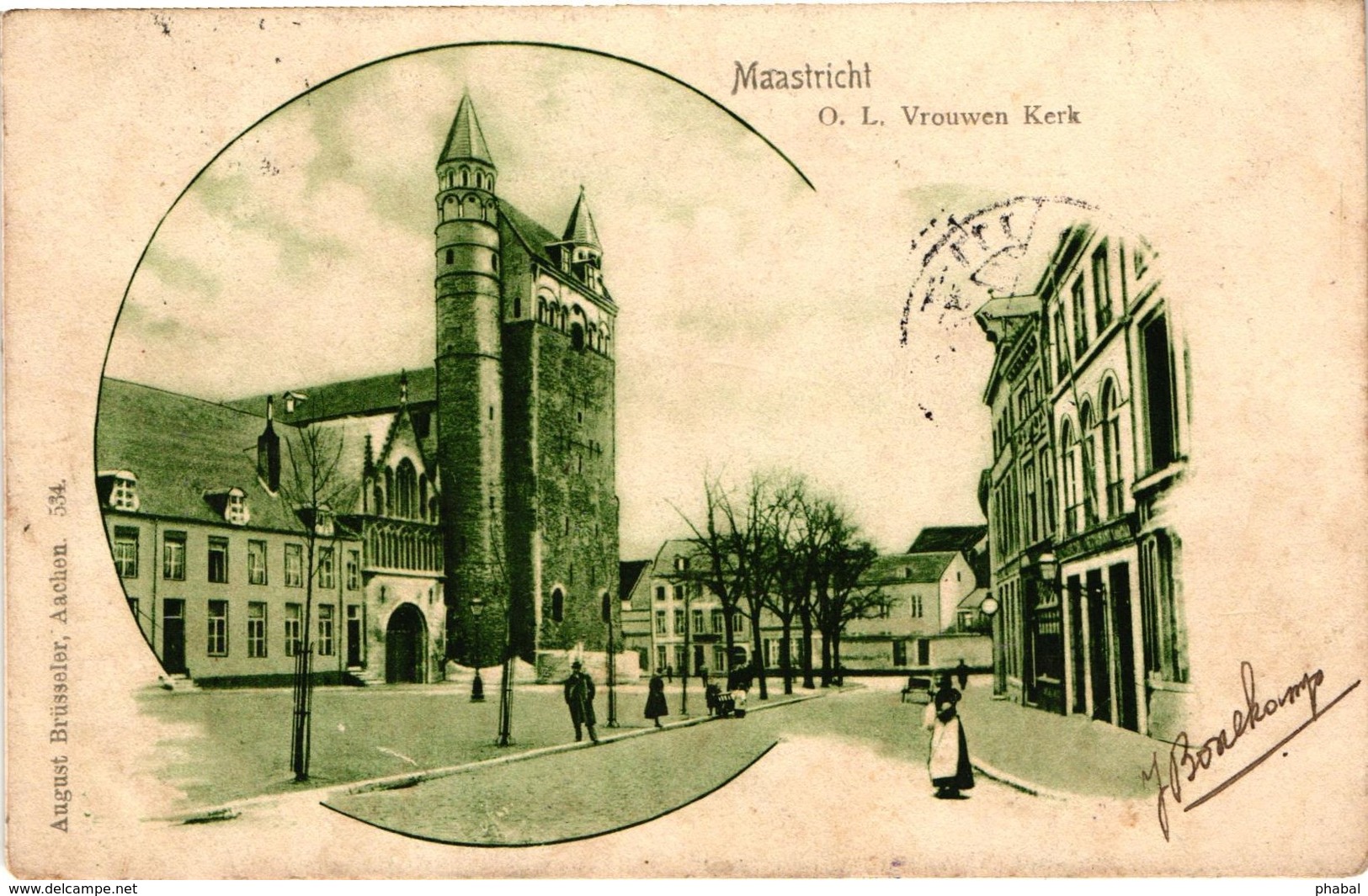 The Netherlands, Maastricht, O. L. Vrouwen Kerk, Old Postcard 1902 - Maastricht