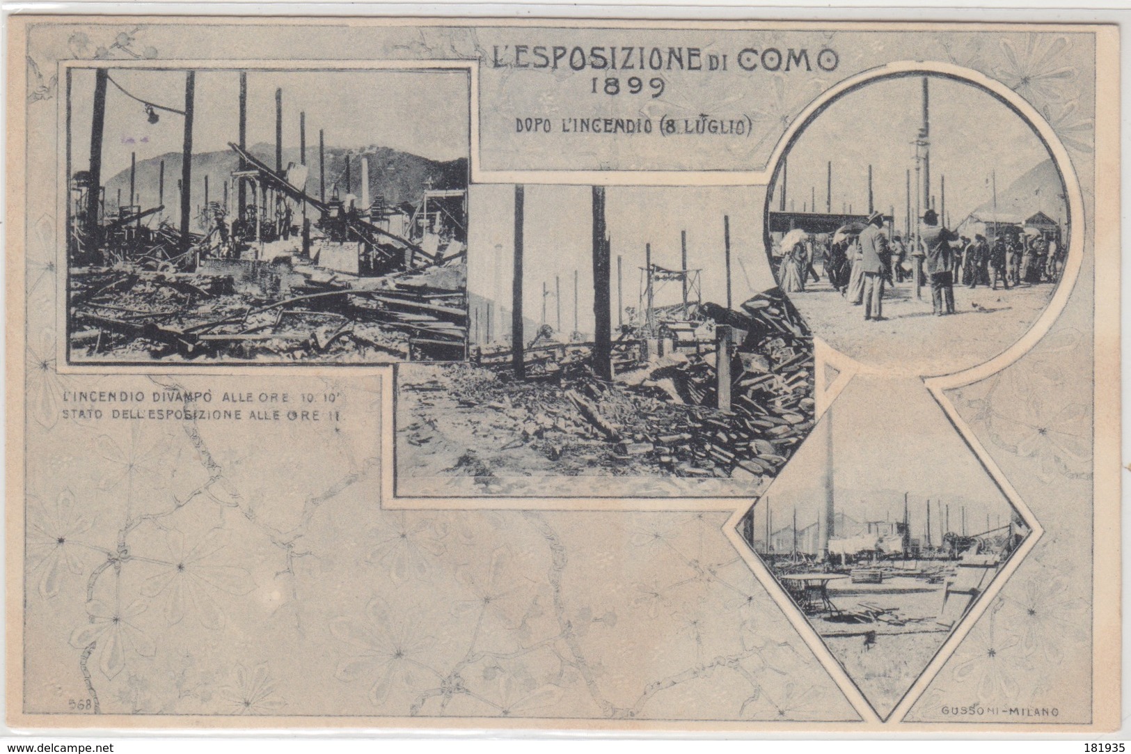 Card Cartolina  Como-"Esposizione Di Como 1899" Viaggiata Italy Italia - Storia Postale