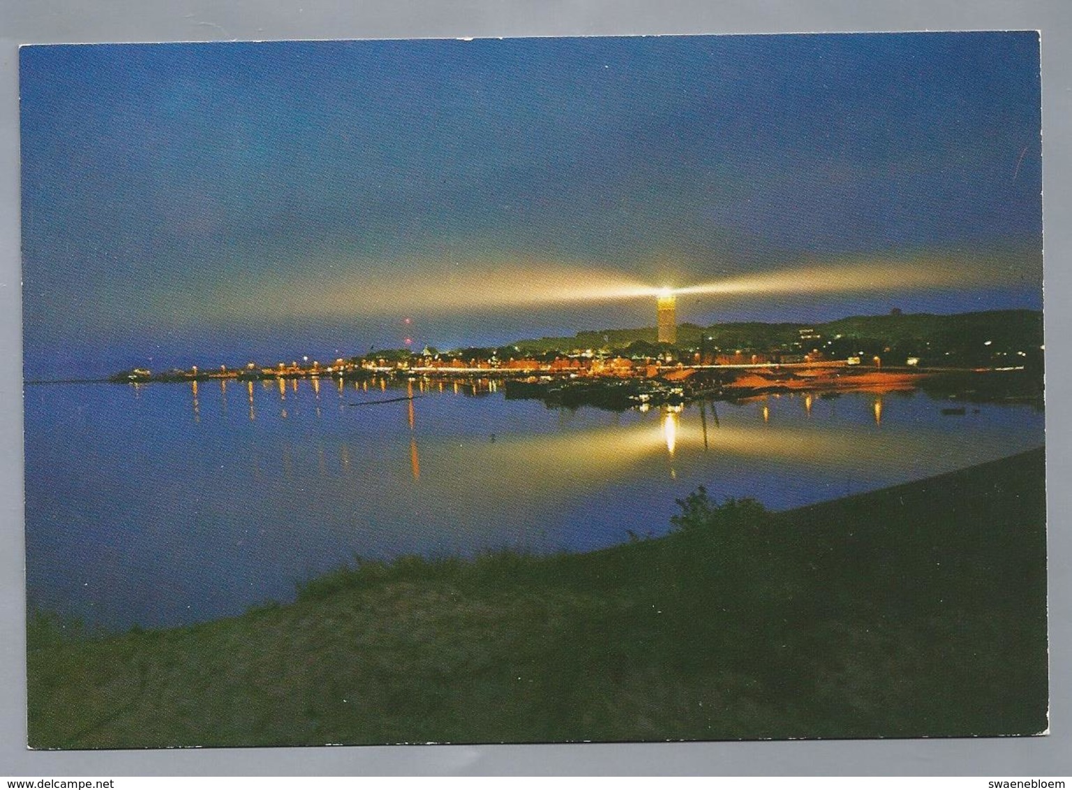 NL.- WEST TERSCHELLING. Vuurtoren Brandaris Bij Nacht. - Terschelling