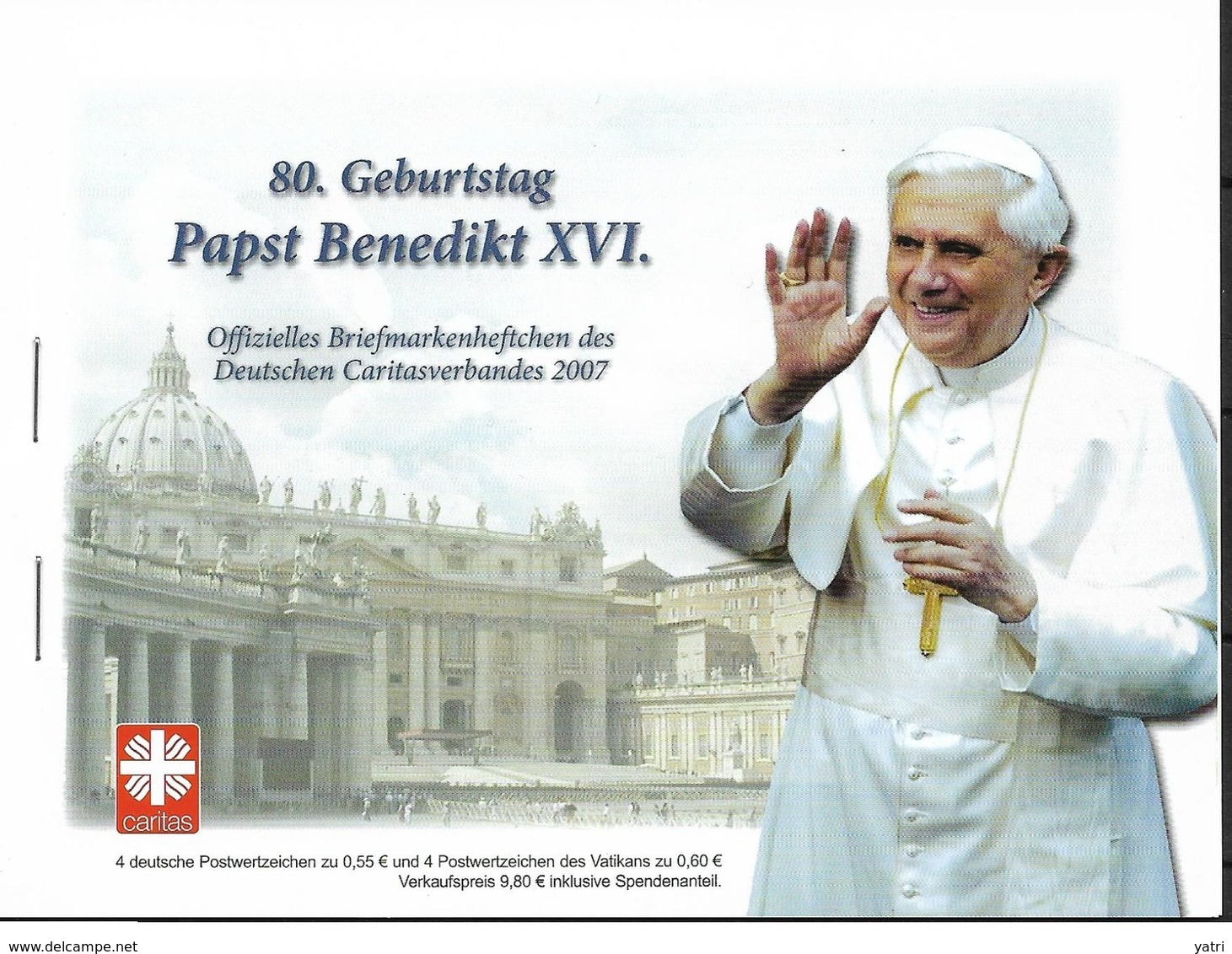 Vaticano - 80° Compleanno Di Papa Benedetto XVI ** - Libretti