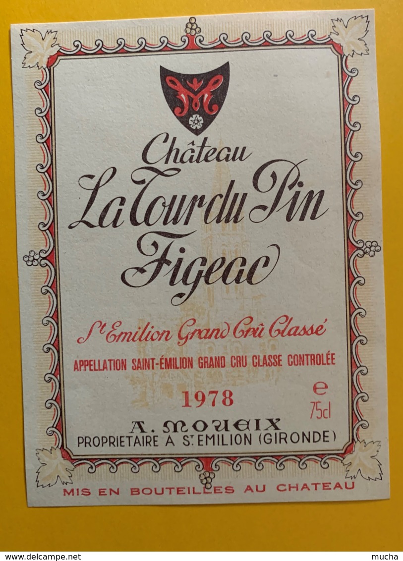 9947 - Château La Tour Du Pin Figeac  1978 Saint-Emilion - Bordeaux