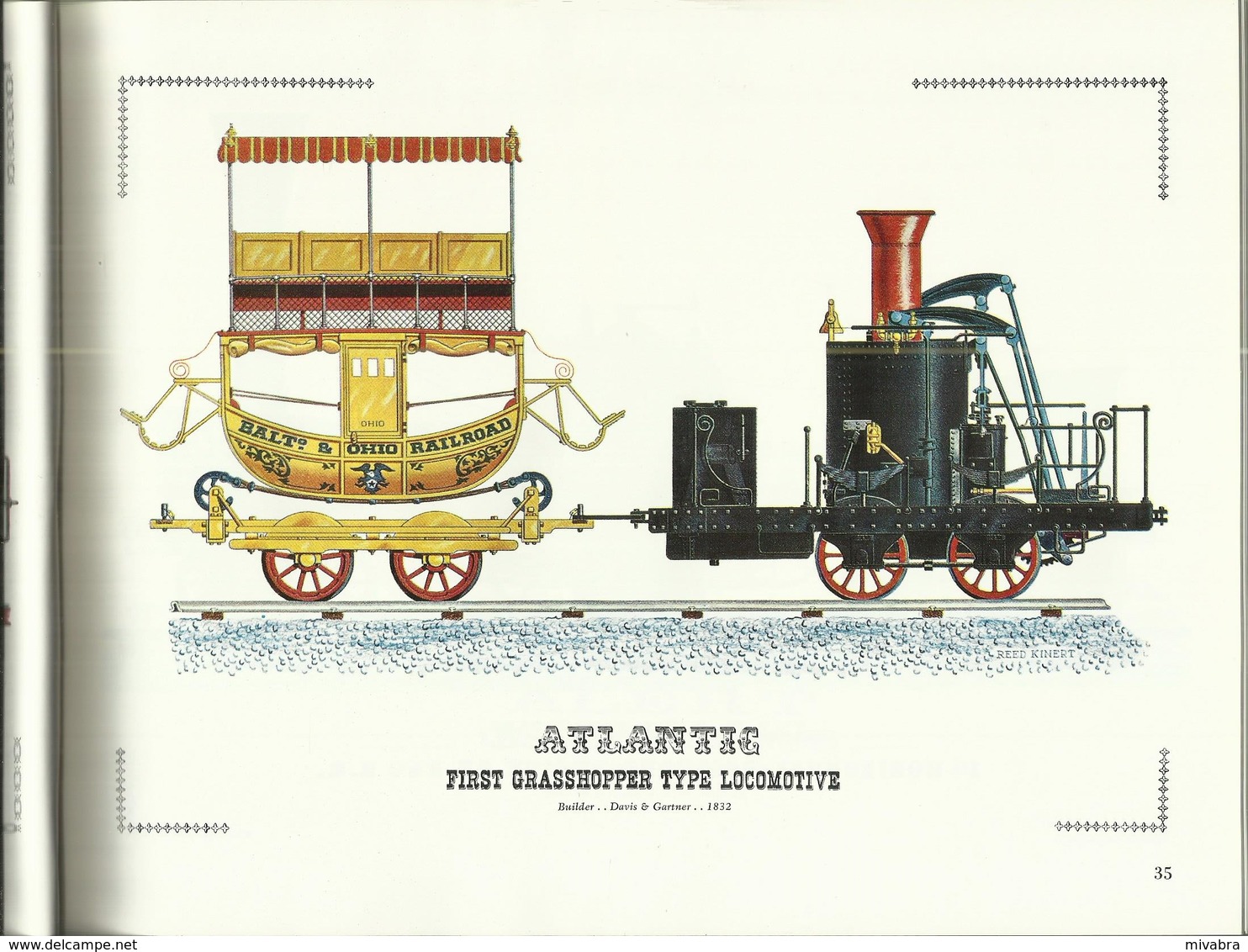 EARLY AMERICAN STEAM LOCOMOTIVES 1830-1900 - Reed KINERT (RAILWAYS EISENBAHNEN CHEMIN DE FER DAMPFLOKOMOTIVEN VAPEUR