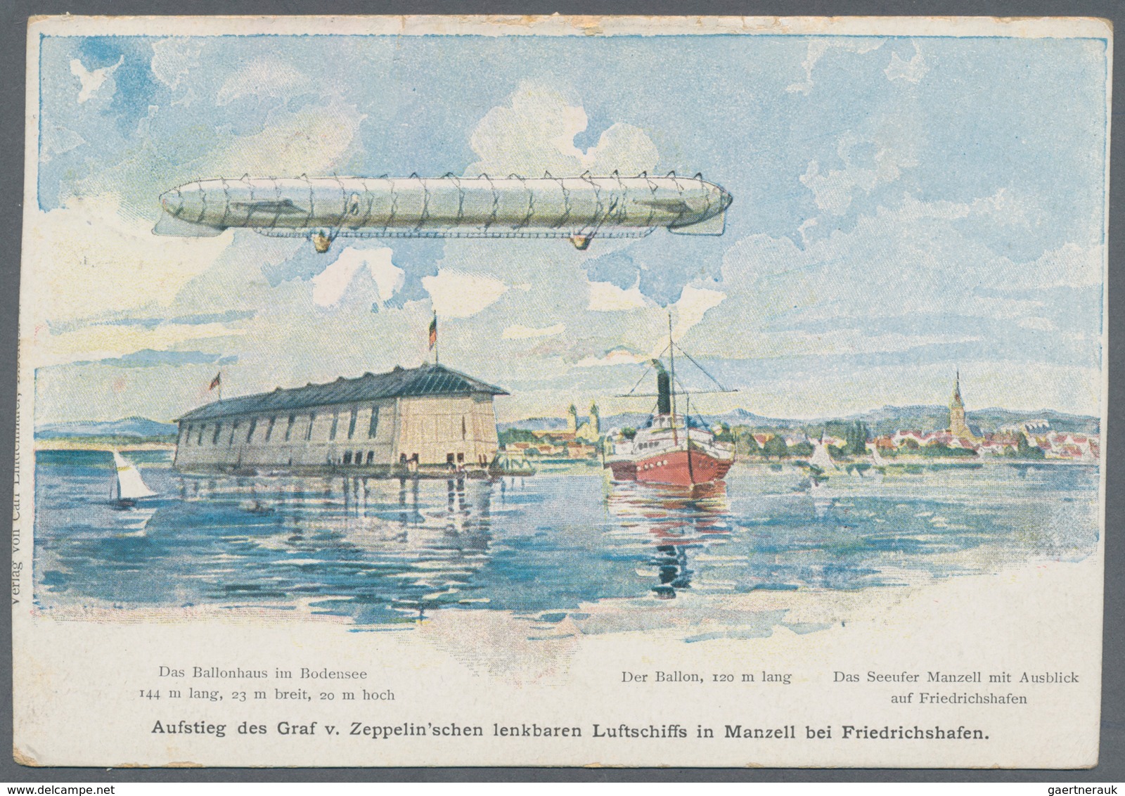 Ansichtskarten: Motive / Thematics: ZEPPELIN 1900/1910 (ca.), Sammlung Von Ca. 50 Ansichtskarten/Pho - Other & Unclassified