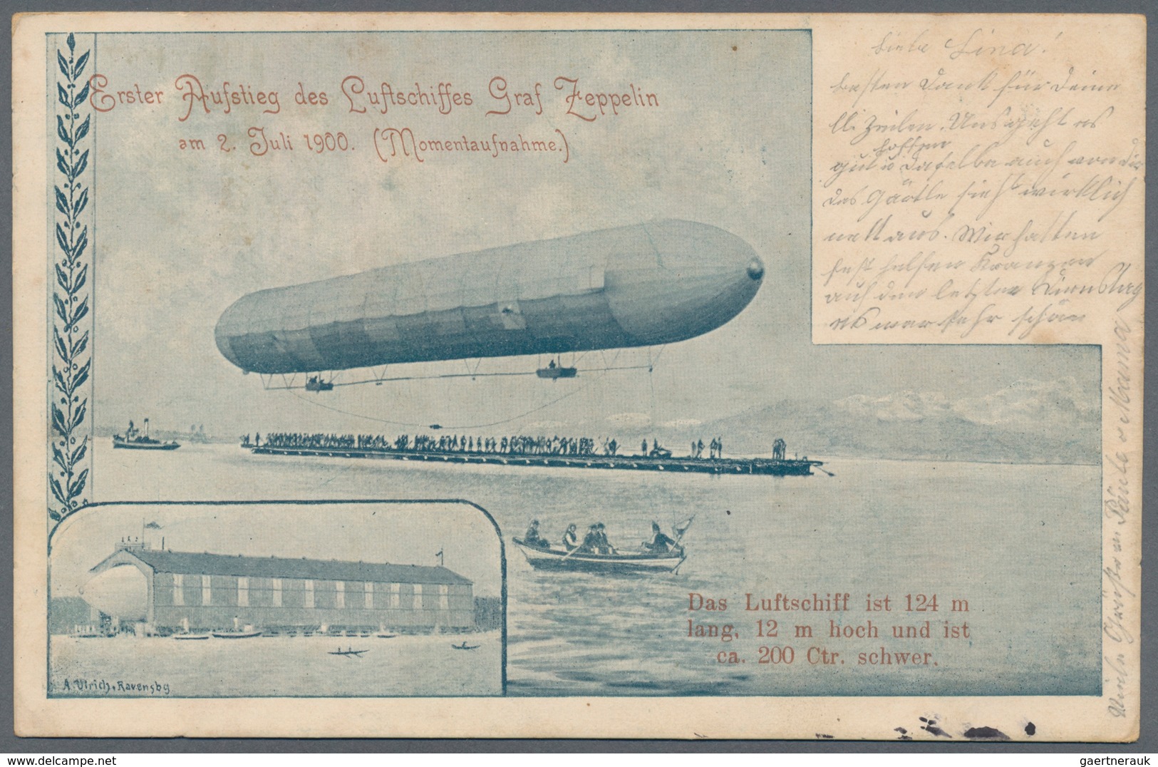 Ansichtskarten: Motive / Thematics: ZEPPELIN 1900/1910 (ca.), Sammlung Von Ca. 50 Ansichtskarten/Pho - Other & Unclassified