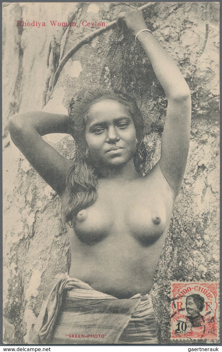 Ansichtskarten: Alle Welt: FRANZÖSISCH INDOCHINA, Sammlung Mit 66 Ansichtskarten, Aus Der Zeit 1910- - Non Classés