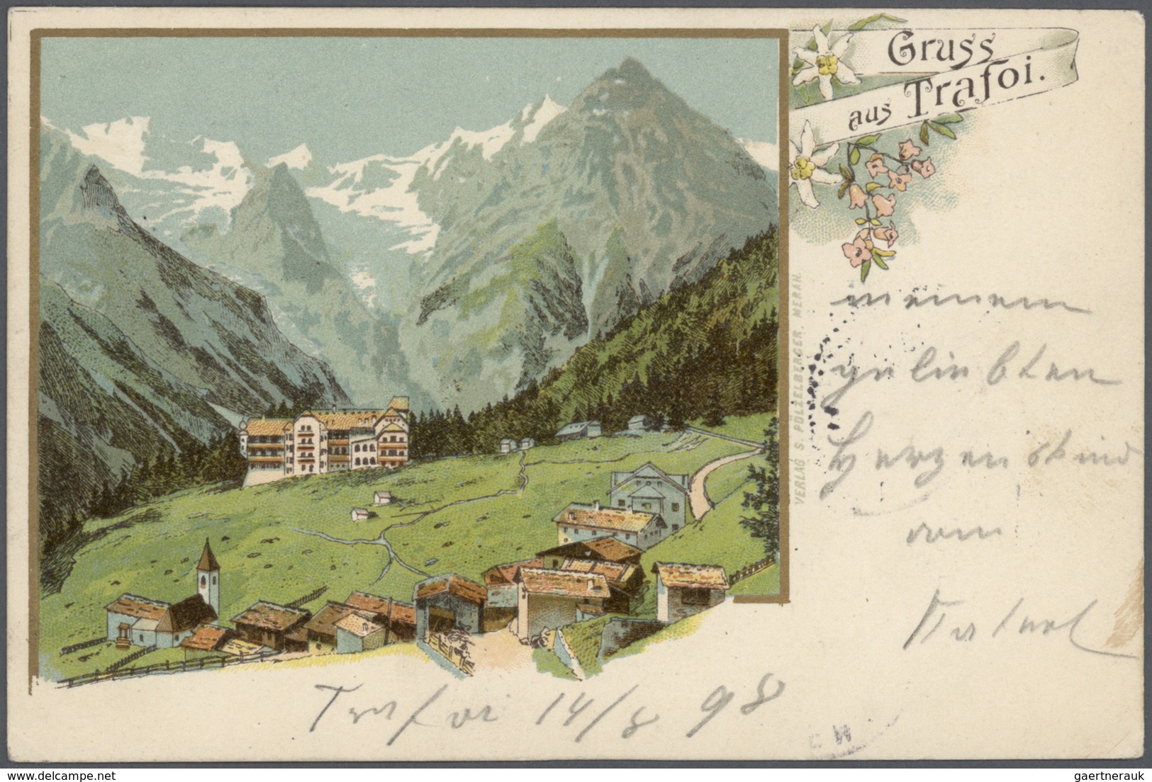 Ansichtskarten: Alle Welt: ITALIEN - 1898/1935, Südtirol / Alto Adige. Feinst Nach Orten Und Tälern - Unclassified