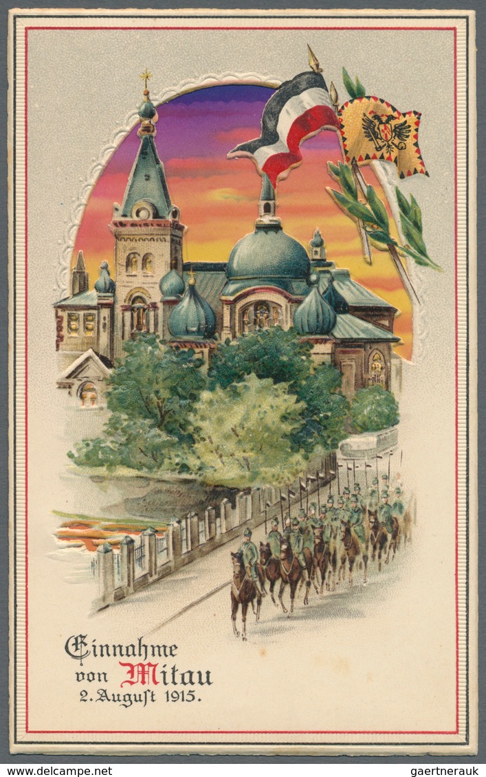 Ansichtskarten: Alle Welt: LETTLAND, Politik & Geschichte, Spannende Partie Mit 56 Historischen Ansi - Ohne Zuordnung