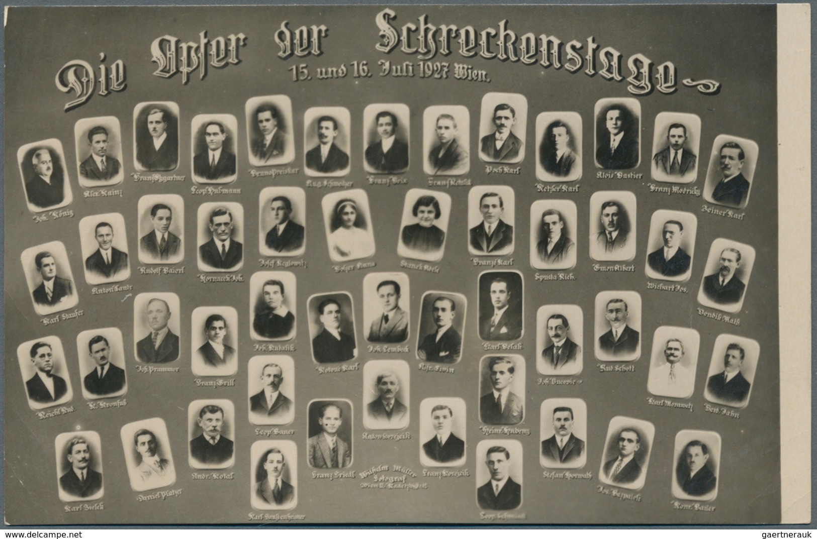 Ansichtskarten: Österreich: ÖSTERREICHISCHE GESCHICHTE 191900/1938, Partei Mi 47 Historischen Ansich - Other & Unclassified