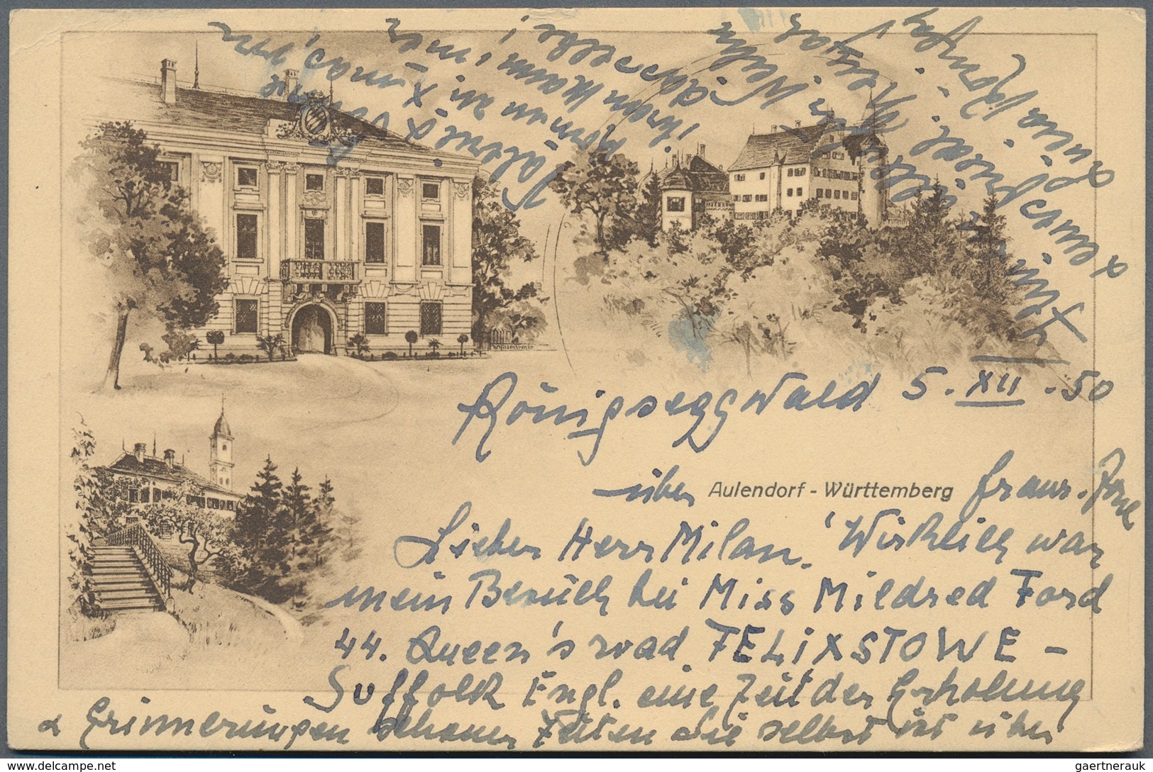 Ansichtskarten: Baden-Württemberg: BLAUBEUREN, HEIDENHEIM, BIBERACH, RIEDLINGEN, AULENDORF Und WANGE - Other & Unclassified