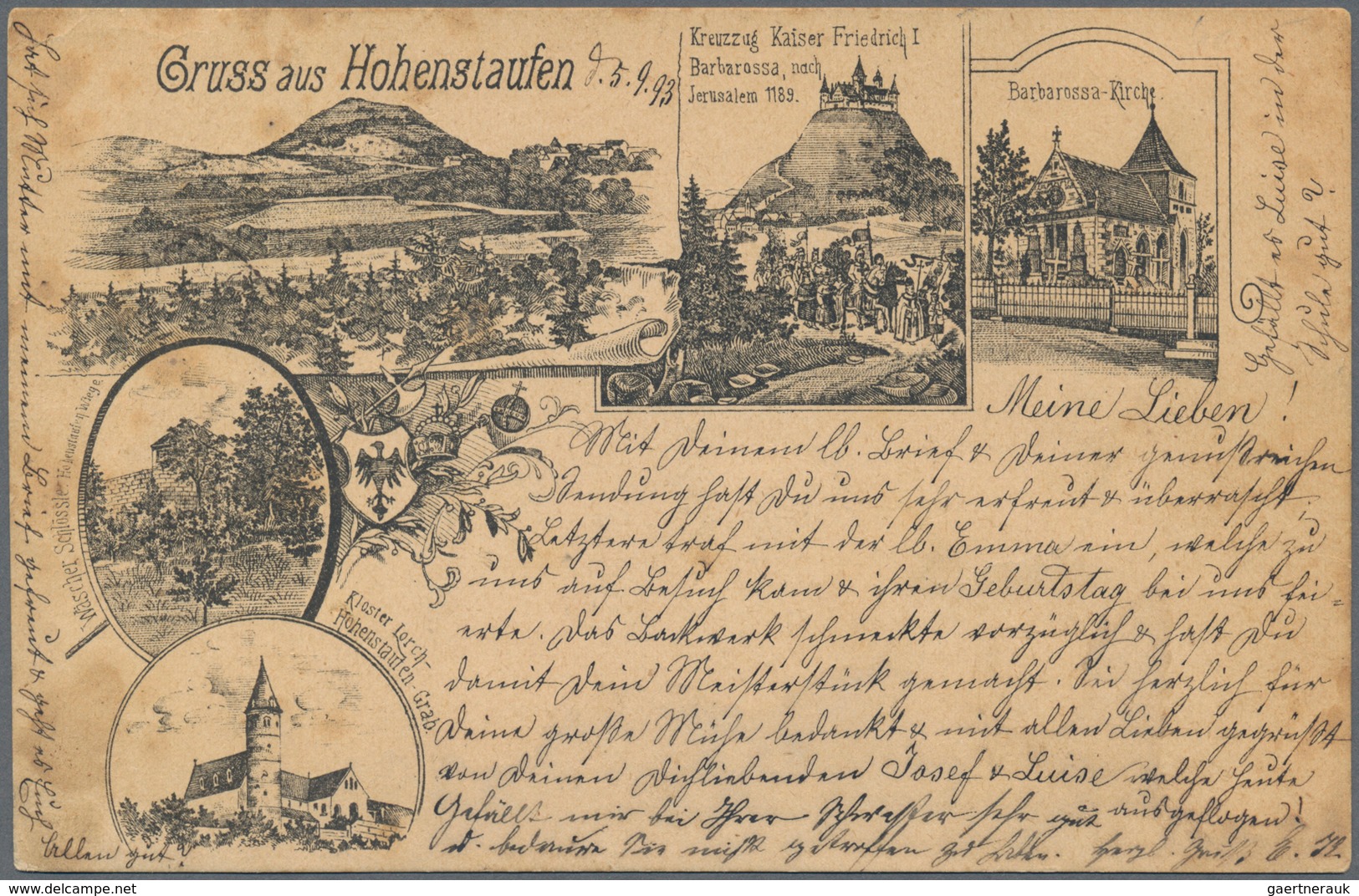 Ansichtskarten: Baden-Württemberg: ESSLINGEN, GÖPPINGEN Und KIRCHHEIM Jeweils Mit Umgebung (alte PLZ - Other & Unclassified