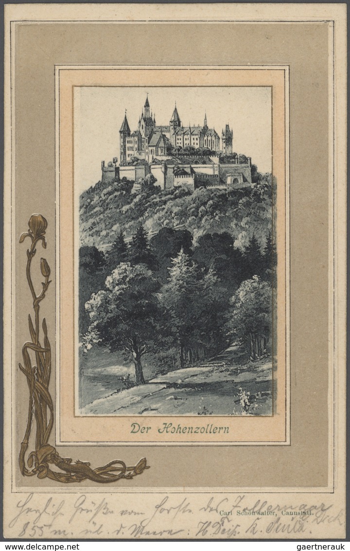 Ansichtskarten: Baden-Württemberg: SCHWÄBISCHE ALB (alte PLZ 742 - 745), Schachtel Mit über 850 Meis - Autres & Non Classés