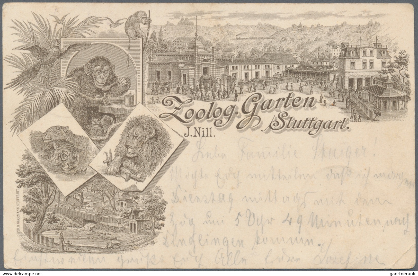 Ansichtskarten: Baden-Württemberg: STUTTGART BAD CANNSTADT, 23 Historische Ansichtskarten Ab 1886, N - Other & Unclassified