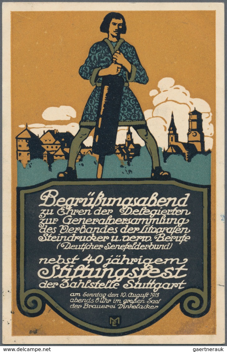 Ansichtskarten: Baden-Württemberg: STUTTGART, "Ausstellungen & Ereignisse", 33 Historische Ansichtsk - Sonstige & Ohne Zuordnung