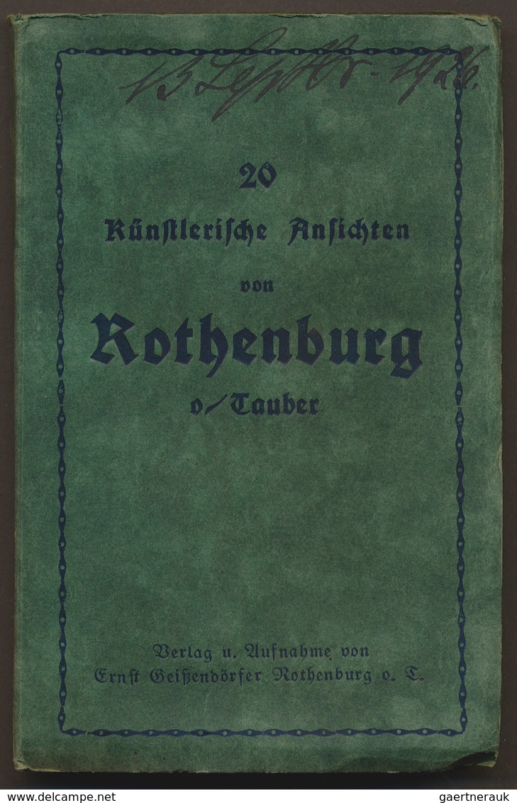 Ansichtskarten: Bayern: 1890/1945 (ca.), Lot Mit Etwa 600 Nur Versch. Ansichtskarten (n.A.d.E.) Aus - Autres & Non Classés