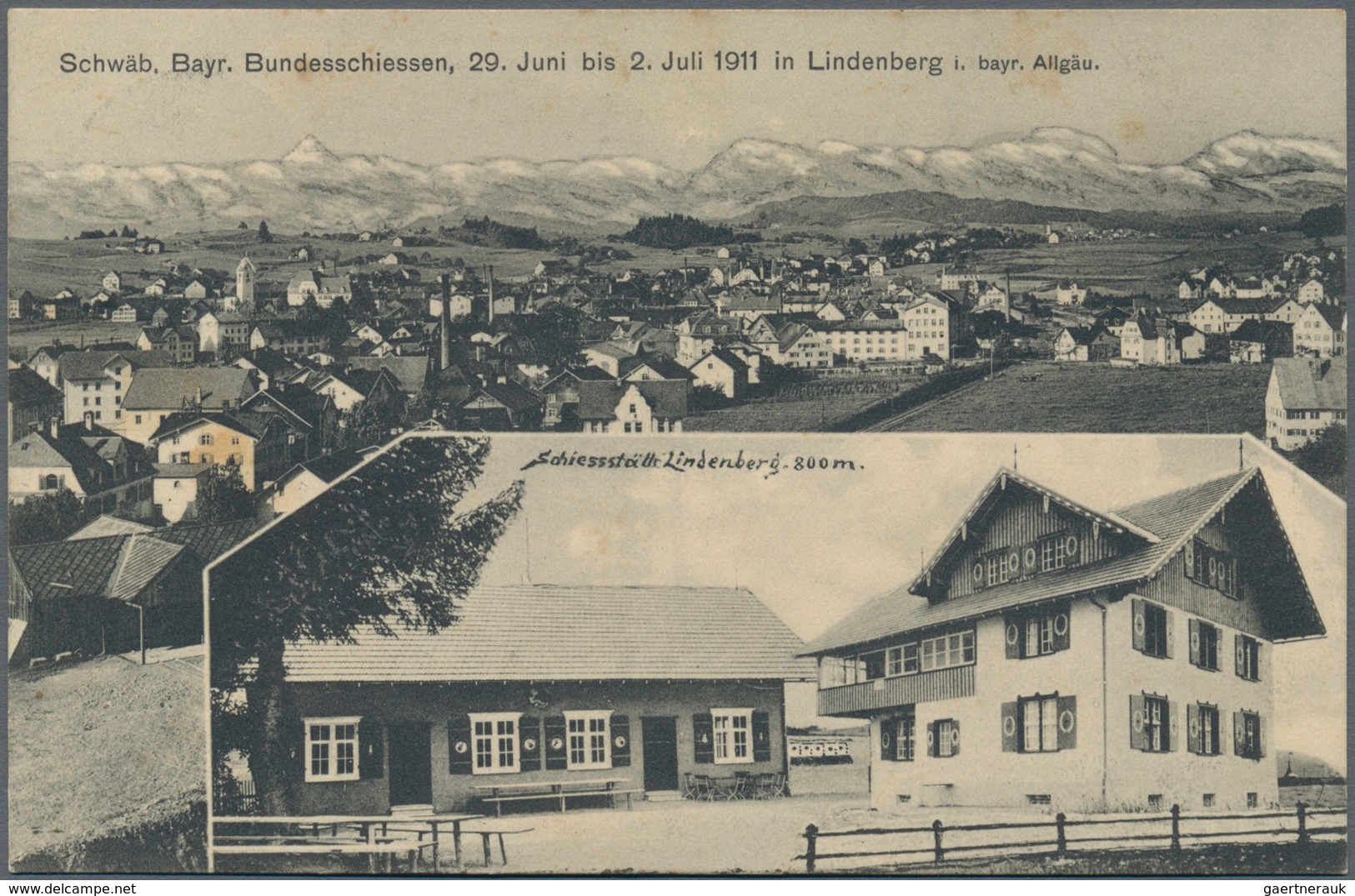 Ansichtskarten: Bayern: BAYERISCH SCHWABEN, kleine Schachtel mit 61 historischen Ansichtskarten Regi