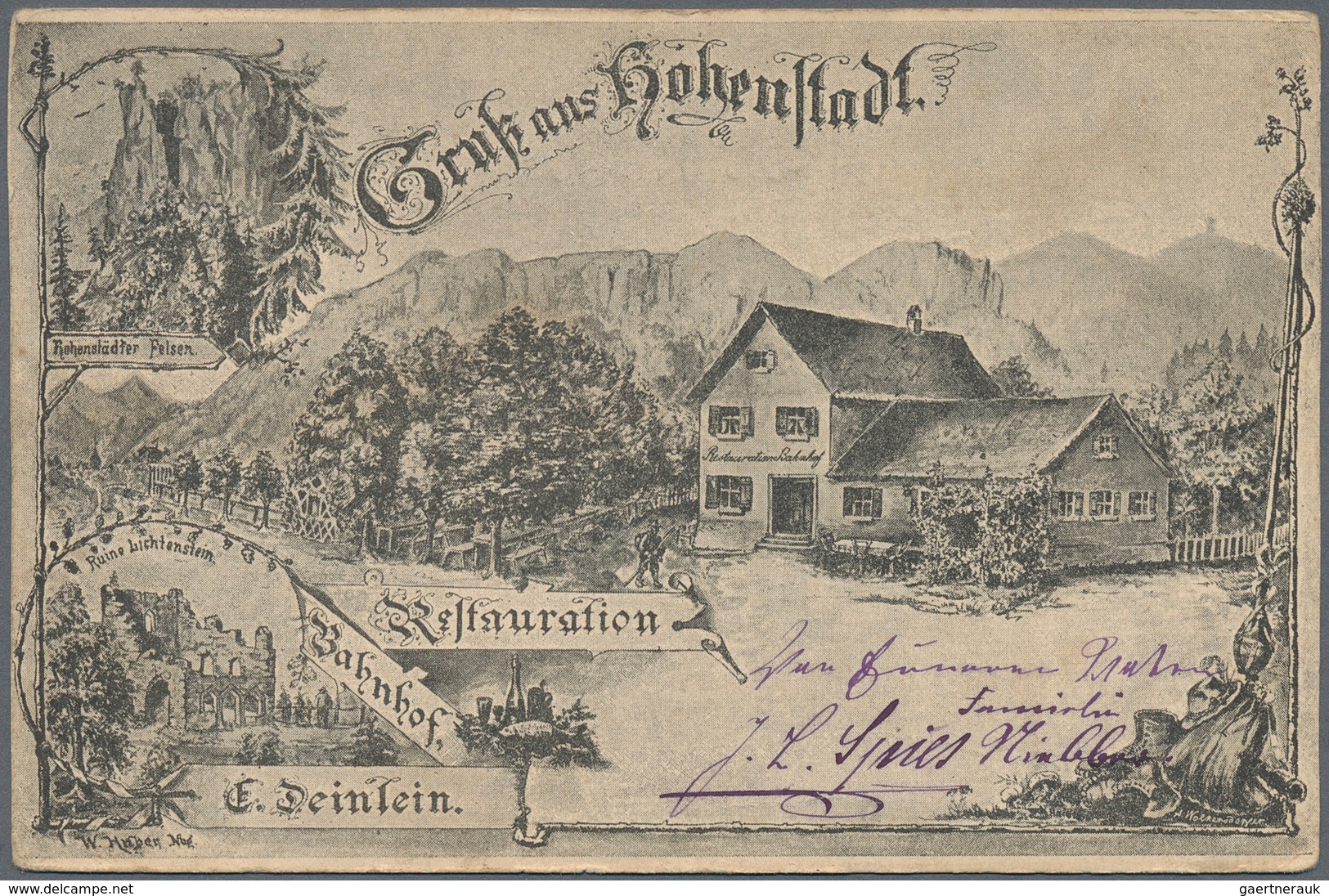 Ansichtskarten: Bayern: FRÄNKISCHE SCHWEIZ (alte PLZ 855-857), Spannende Zusammenstellung Mit 27 His - Sonstige & Ohne Zuordnung