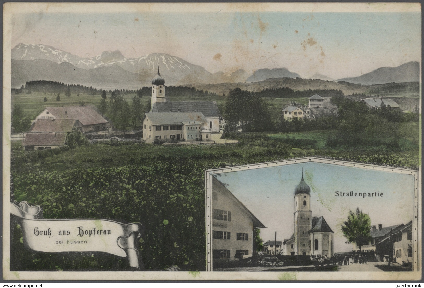 Ansichtskarten: Bayern: FÜSSEN Nur Umgebung (alte PLZ 8959) Mit Buching, Rieden, Roßhaupten, Schwang - Autres & Non Classés