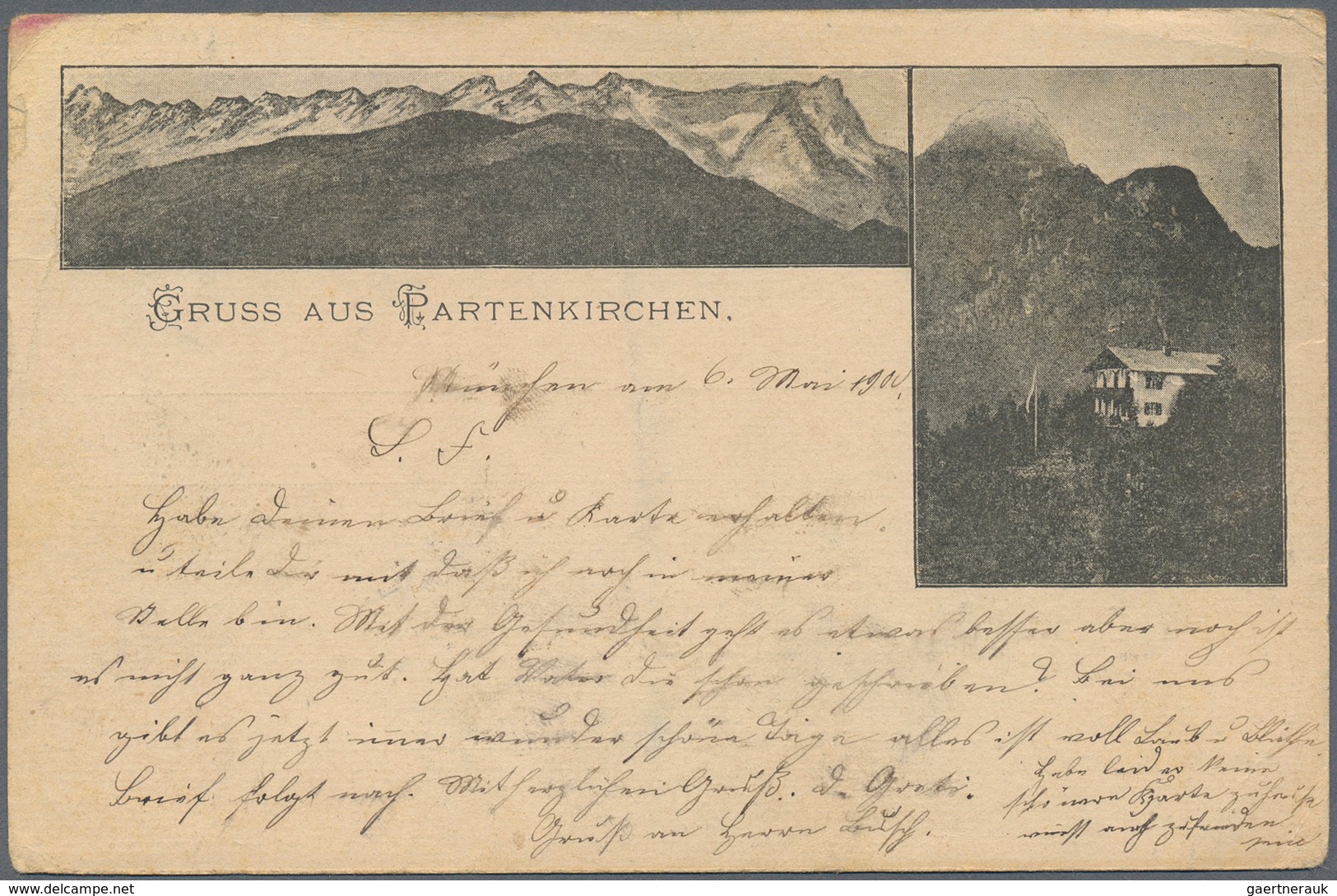 Ansichtskarten: Bayern: GARMISCH-PARTENKIRCHEN (alte PLZ 8100), Dekorative Garnitur Mit 11 Historisc - Other & Unclassified