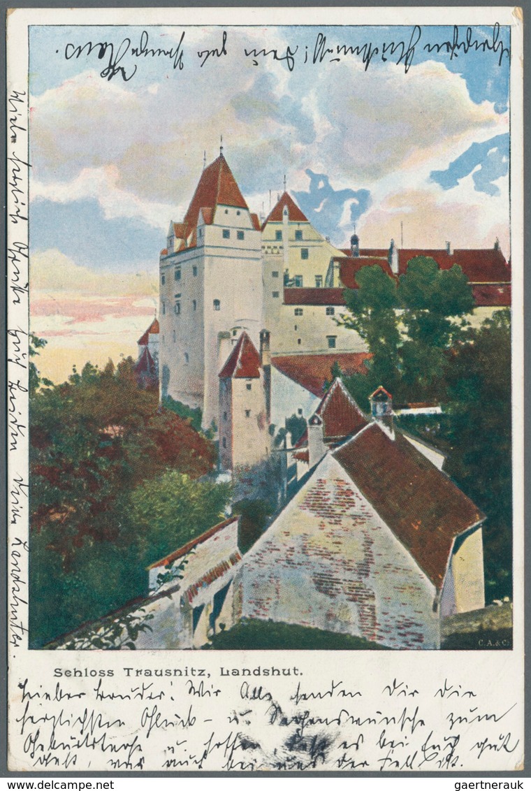 Ansichtskarten: Bayern: LANDSHUT Mit Landkreis (alte PLZ 8300-8319), Ein Vielseitiger Bestand Mit üb - Sonstige & Ohne Zuordnung