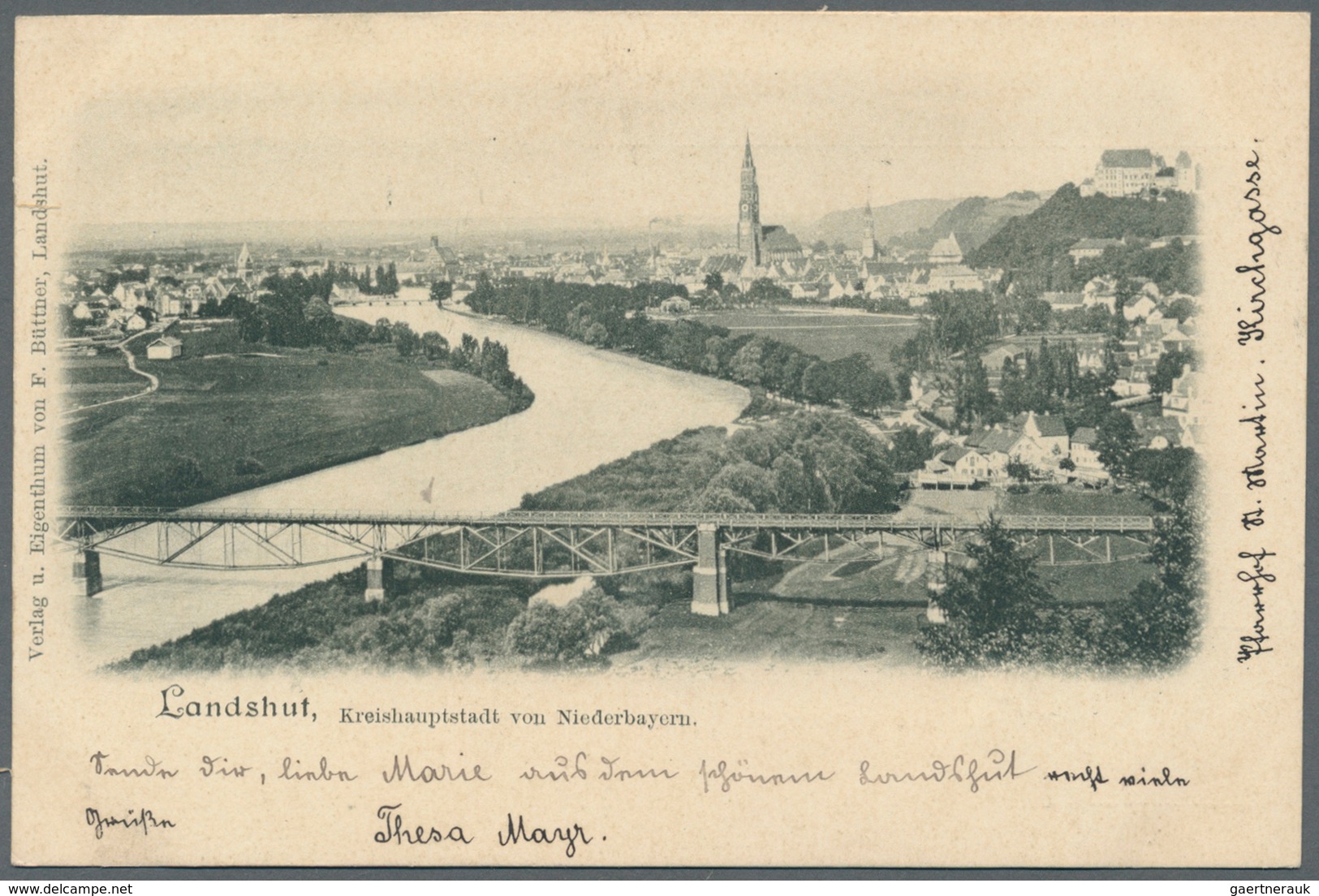 Ansichtskarten: Bayern: LANDSHUT Mit Landkreis (alte PLZ 8300-8319), Ein Vielseitiger Bestand Mit üb - Autres & Non Classés