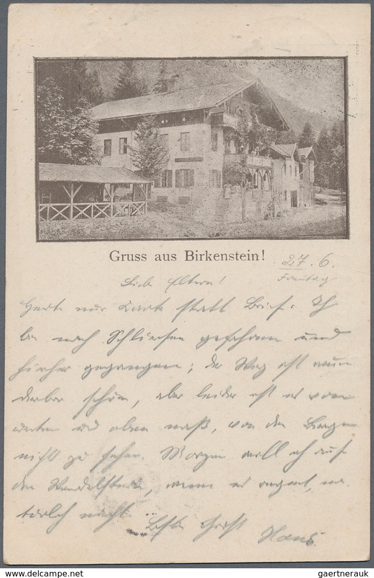 Ansichtskarten: Bayern: MIESBACH Und Umgebung (alte PLZ 815 Und 816), Kleine Partie Mit 13 Historisc - Autres & Non Classés