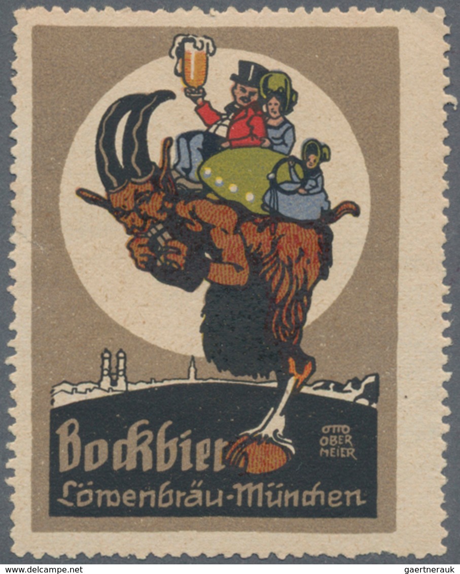 Ansichtskarten: Bayern: MÜNCHEN, 17 Historische Ansichtskarten Und 8 Vignetten Des Münchner Künstler - Autres & Non Classés