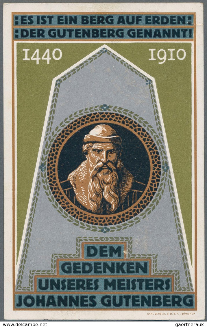 Ansichtskarten: Bayern: MÜNCHEN, Ausstellungs- Und Ereigniskarten Aus Dem Jahr 1910, Kleine Partie M - Autres & Non Classés